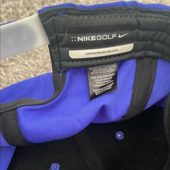 NWOT Nike Royal Blue Cap with Logo - Picture 2 of 5